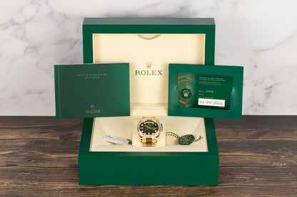 Rolex 128238 Day-Date 36 Green Ombre Dial