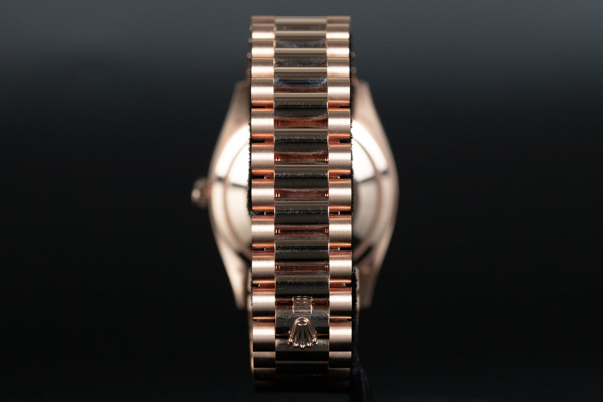 Rolex<br>128345RBR Day-Date 36 Diamond Bezel Pave Diamond Dial Rainbow