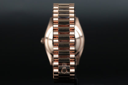 Rolex 128345RBR Day-Date 36 Diamond Bezel Pave Diamond Dial Rainbow