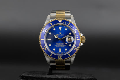 Rolex 16613 Submariner SS/18k Blue Dial