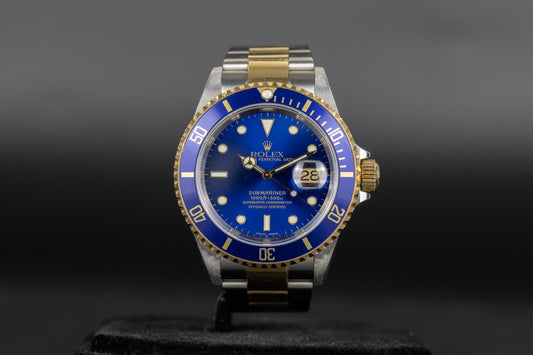 Rolex 16613 Submariner SS/18k Blue Dial