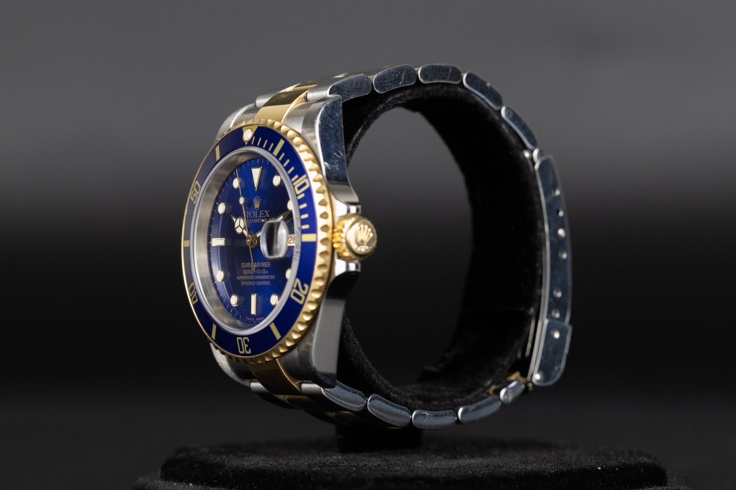 Rolex 16613 Submariner SS/18k Blue Dial