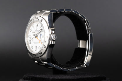Rolex 216570 Explorer II White Dial