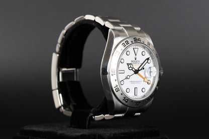 Rolex 216570 Explorer II White Dial