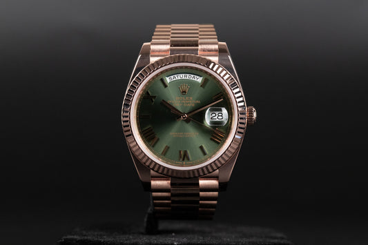 Rolex 228235 DayDate 40 Olive Green Dial
