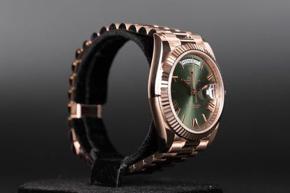 Rolex 228235 DayDate 40 Olive Green Dial