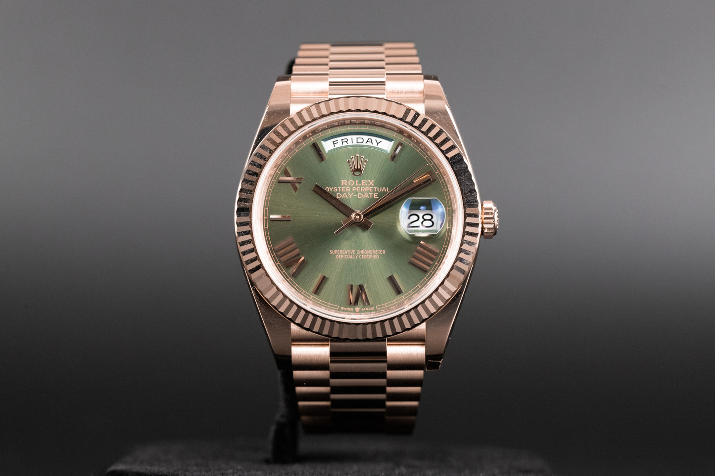 Rolex<br>228235 DayDate 40 Olive Green Dial