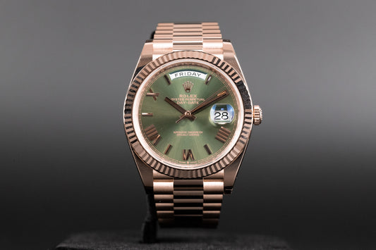 Rolex<br>228235 DayDate 40 Olive Green Dial
