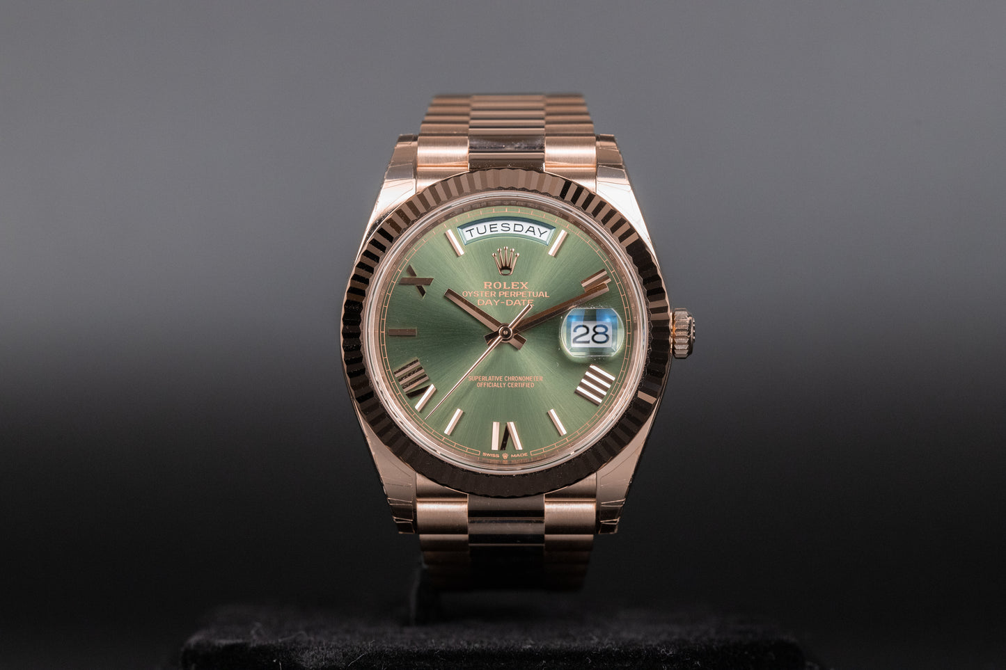 Rolex 228235 DayDate 40 Olive Green Dial