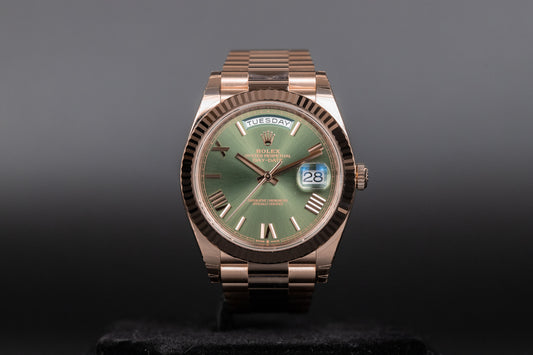 Rolex 228235 DayDate 40 Olive Green Dial