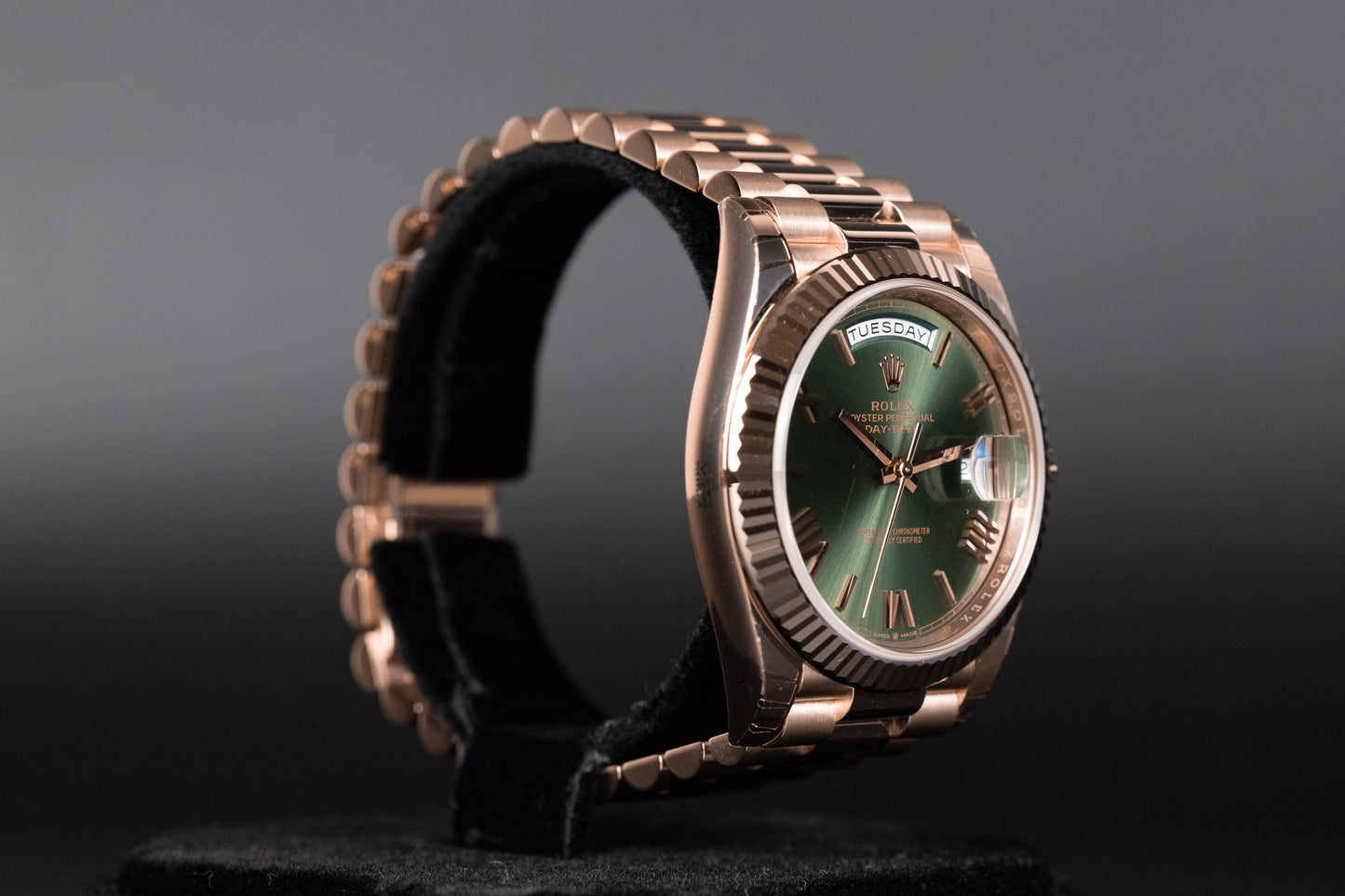 Rolex 228235 DayDate 40 Olive Green Dial
