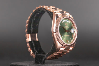 Rolex<br>228235 DayDate 40 Olive Green Dial