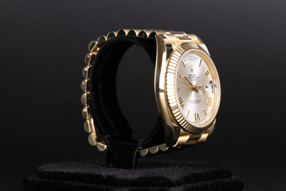 Rolex 228238 DayDate 40 Silver Roman Numeral Dial