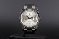 Rolex<br>228239 DayDate 40 Silver Baguette Diamond Dial