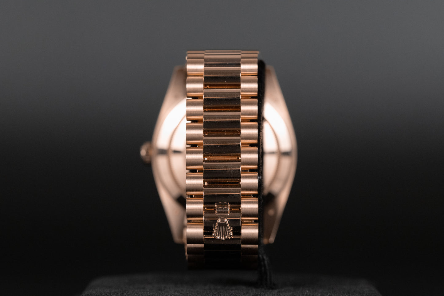Rolex 228345RBR DayDate 40 Rose Gold Pave Diamond Dial Diamond Bezel