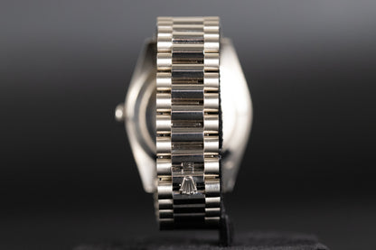 Rolex 228349RBR DayDate 40 White Gold Diamond Bezel Meteorite Diamond Dial