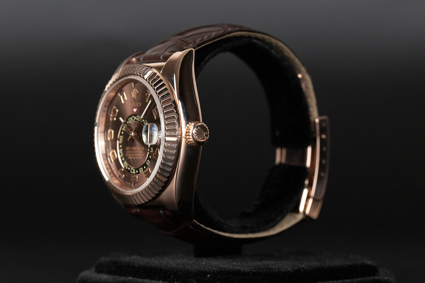 Rolex 326135 Sky-Dweller Chocolate Arabic Dial