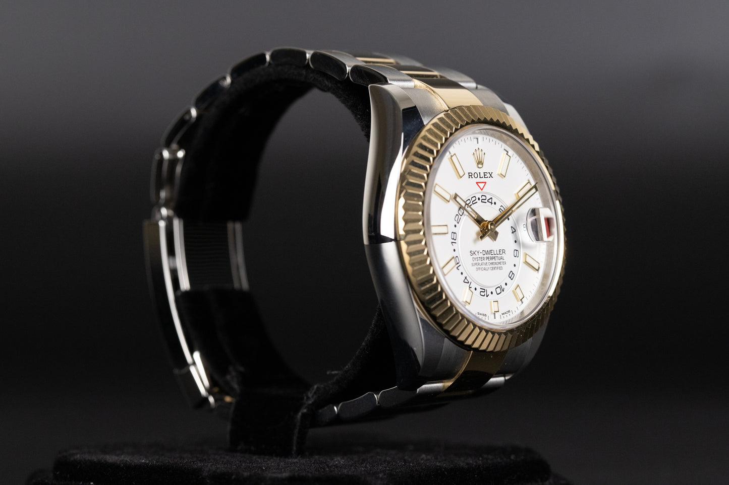 Rolex 326933 Sky-Dweller SS/18k White Dial