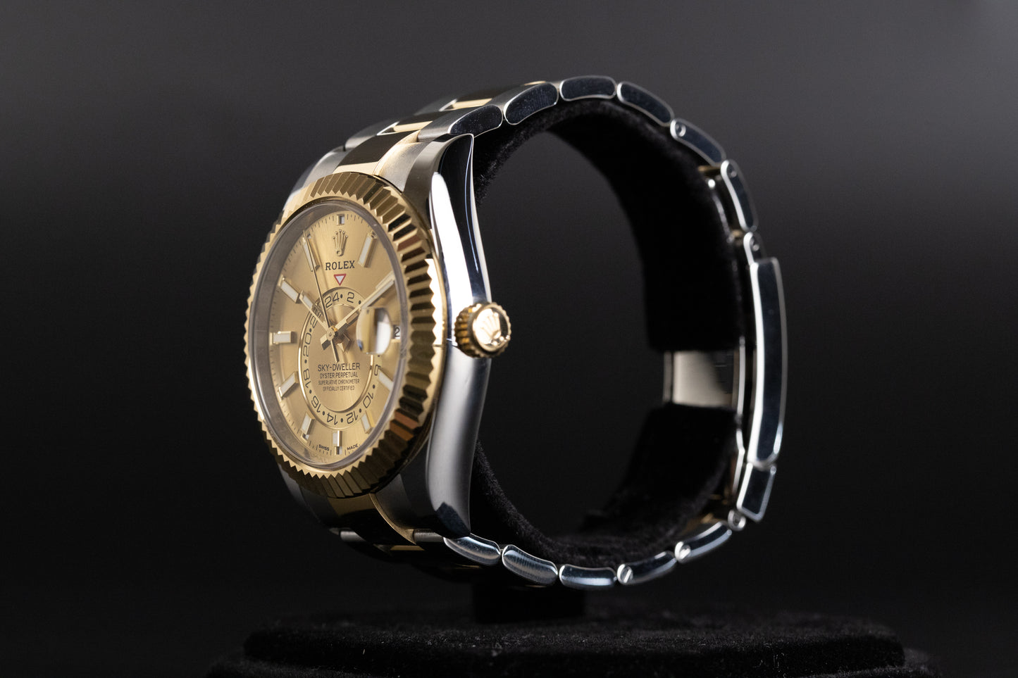 Rolex 326933 Sky-Dweller SS/18k Champagne Dial