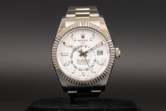 Rolex<br>326934 Sky-Dweller White Dial