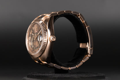 Rolex 326935 Sky-Dweller Chocolate Arabic Dial
